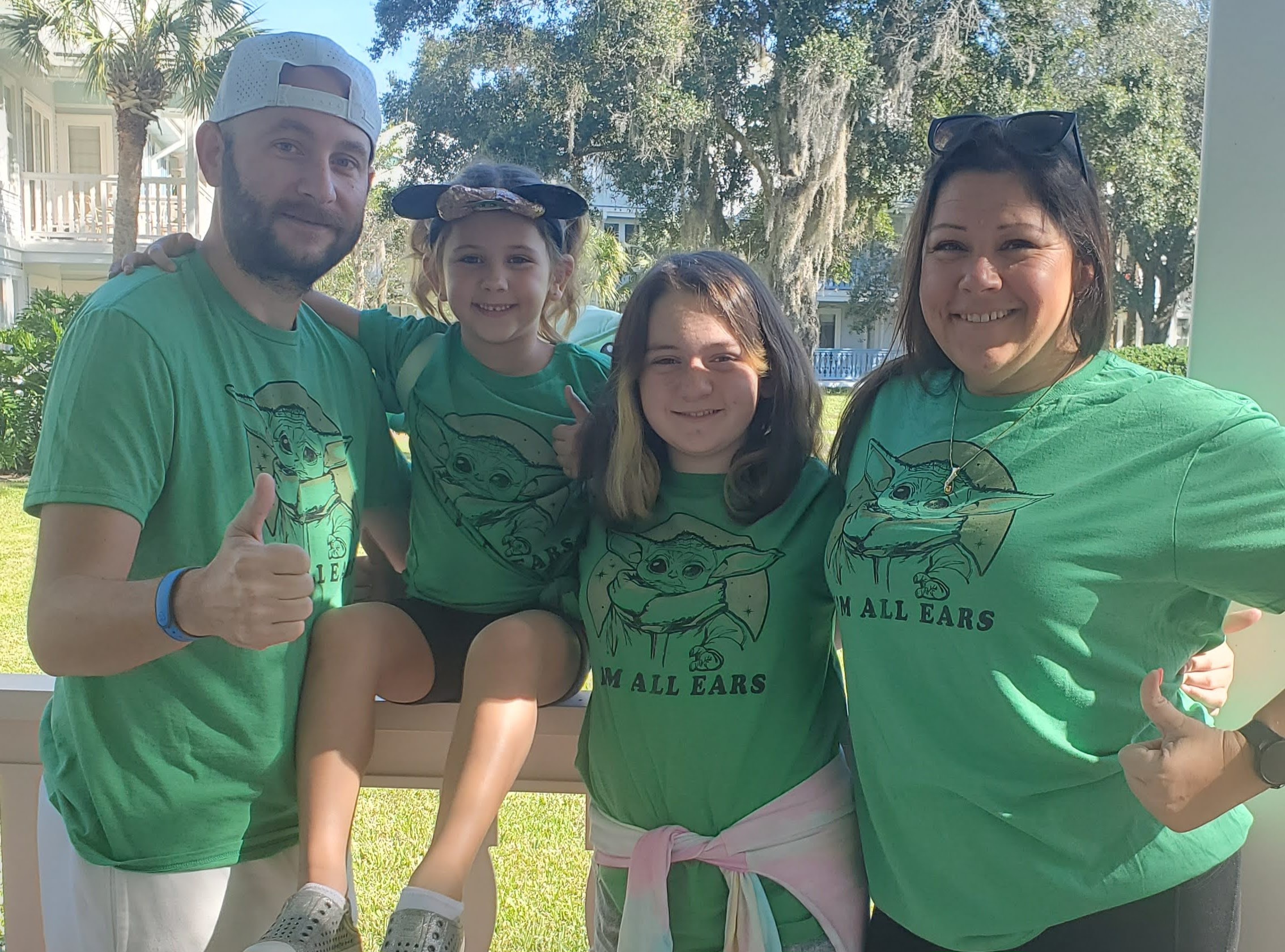 Family at Disney World