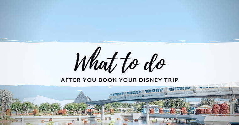 What to do after you book your Disney trip