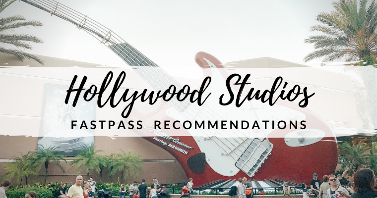 Hollywood Studios FastPass Recommendations