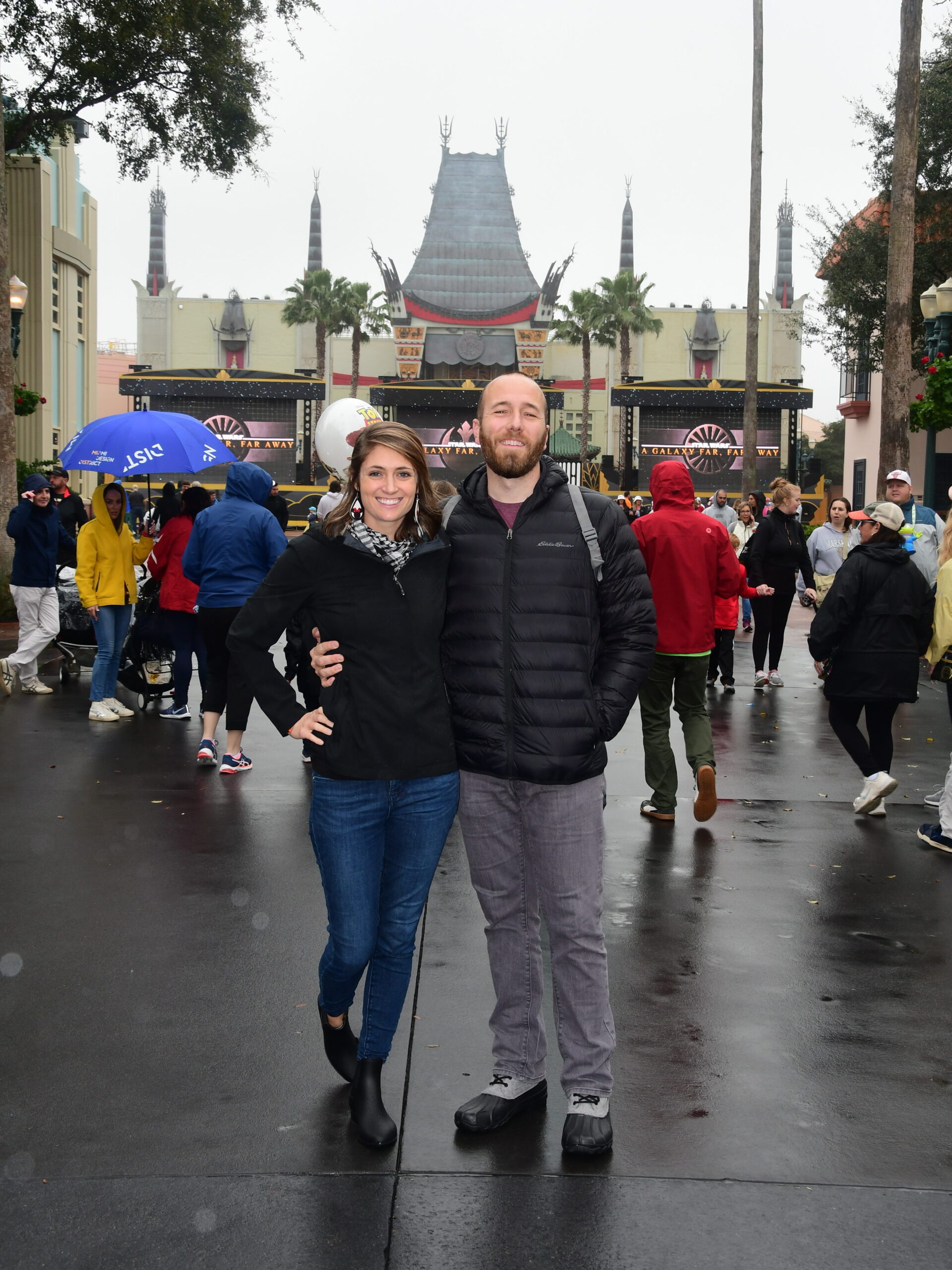 man and woman at Hollywood Studios Disney World