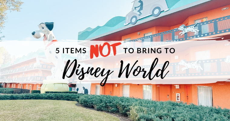 5 Items Not to Bring to Disney World: A Guide to Lighten Your Load